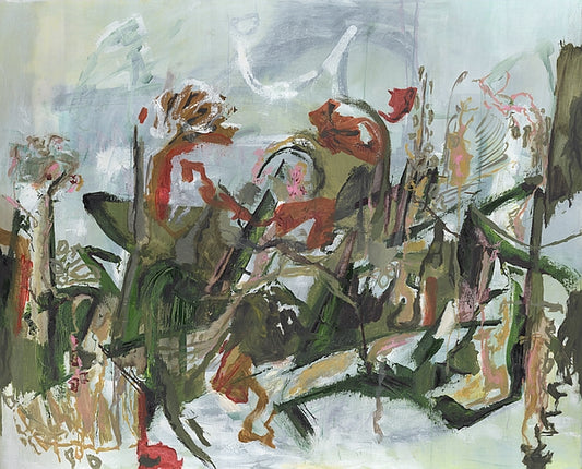 abstract painting on canvas created by artist danielle nelisse