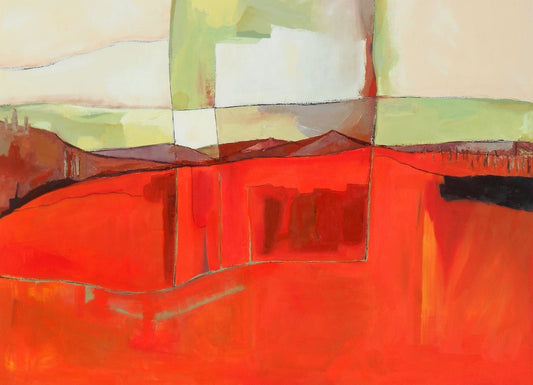 abstract painting on canvas created by artist danielle nelisse