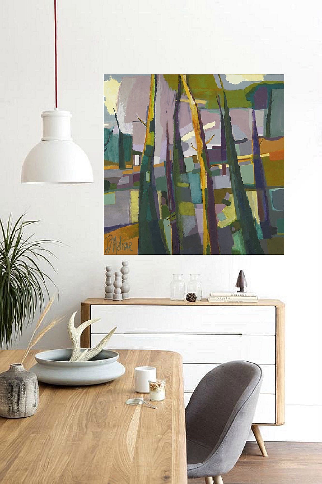 abstract painting on canvas created by artist danielle nelisse