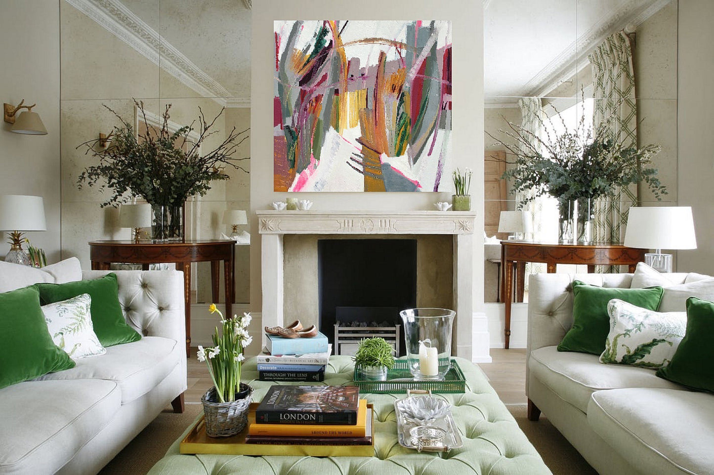 Bamboo Passage Painting